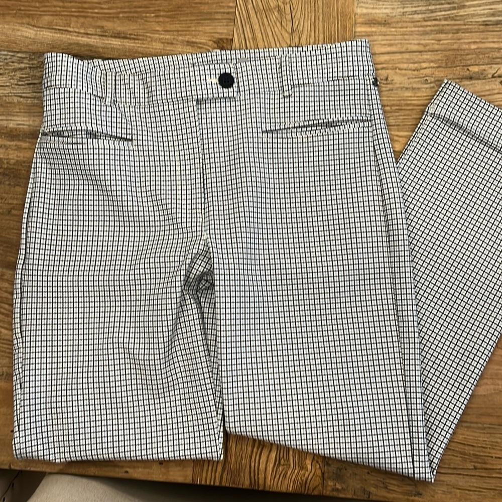 Betabrand Crop Lite Dress Yoga Pants, size L